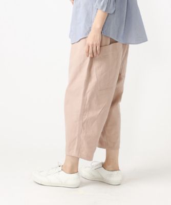 マオパンツ・２　コットンとヘンプ素材のペールピンクカラー