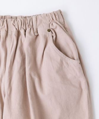 マオパンツ・２　コットンとヘンプ素材のペールピンクカラー