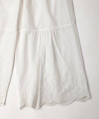 ペチパル・Ｕ　花刺繍レースのレイヤードぺチパンツ　１４０５０５１ー１０
