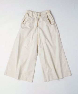 【送料無料】BASCO (Women/大きいサイズ)/バスコ カロルパンツ ボタンがアクセントのワイドパンツ 1405651ー4 アイボリー パンツ・ズボン【三越伊勢丹/公式】