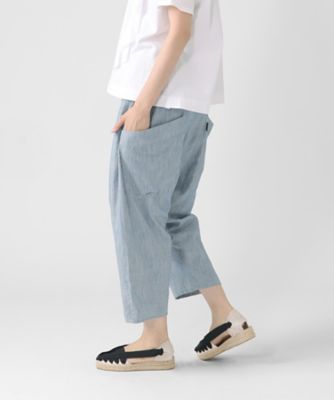 マオパンツ・30 インディゴツイルセルビッチ素材のストライプマオ