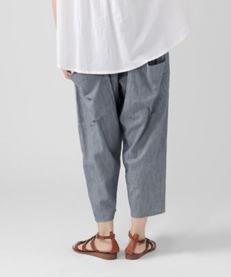 マオパンツ・30 インディゴツイルセルビッチ素材のストライプマオ