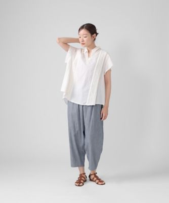マオパンツ・30 インディゴツイルセルビッチ素材のストライプマオ