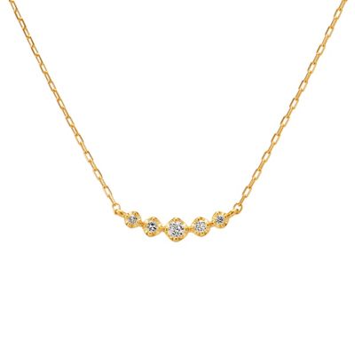 ＜EAU DOUCE ４℃(Women)＞Ｋ１８イエローゴールド　ネックレス