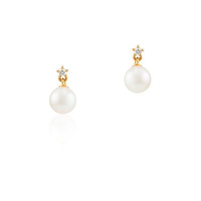 ＜EAU DOUCE ４℃(Women)＞Ｋ１０イエローゴールド　ピアス