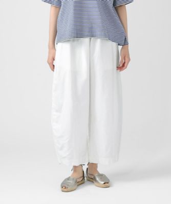 ＜BASCO (Women/大きいサイズ)＞ロキパンツ　綿麻素材のバルーンシルエットボトム　１４１４４６２ー４