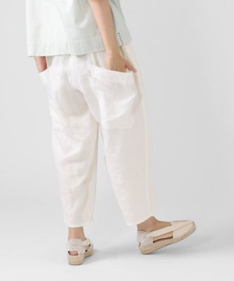 ＜BASCO (Women/大きいサイズ)＞マオパンツ麻・２１　リネン素材のビッグポケットパンツ　１４１４６６２ー１０