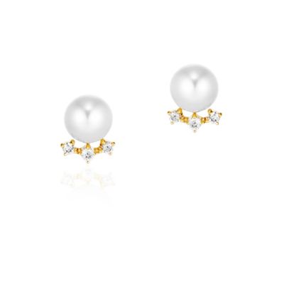 ＜EAU DOUCE ４℃(Women)＞Ｋ１０イエローゴールド　ピアス