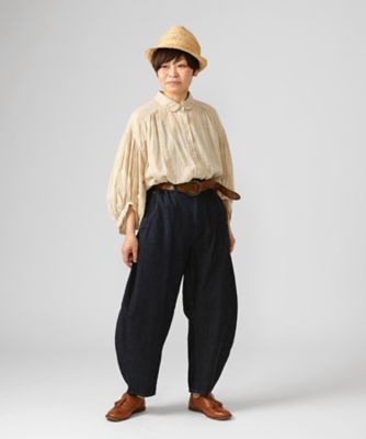ライサパンツ　８オンスデニムのバレルレッグパンツ　１４１５３２－４