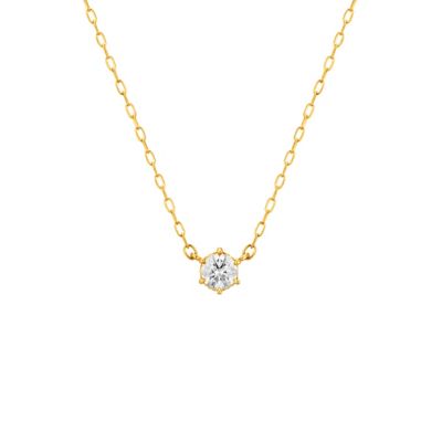 ＜EAU DOUCE ４℃(Women)＞Ｋ１８イエローゴールド　ネックレス