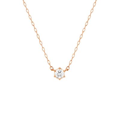 ＜EAU DOUCE ４℃(Women)＞Ｋ１８ピンクゴールド　ネックレス