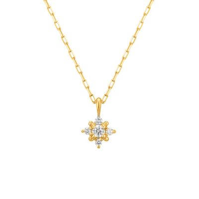 ＜EAU DOUCE ４℃(Women)＞Ｋ１０イエローゴールド　ネックレス