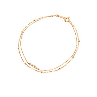 ＜EAU DOUCE ４℃(Women)＞Ｋ１０ピンクゴールド　ブレスレット