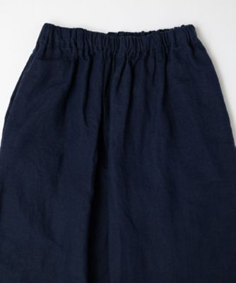 マオパンツ麻・１８　定番人気のリネン素材／ネイビー　１４１７０５２ー１０