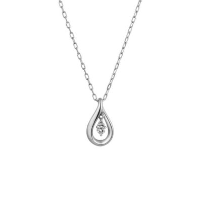 ＜EAU DOUCE ４℃(Women)＞プラチナ　ネックレス