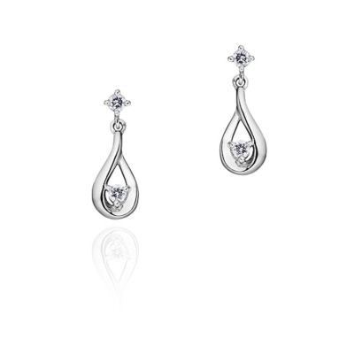 ＜EAU DOUCE ４℃(Women)＞プラチナ　ピアス