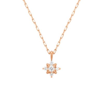 ＜EAU DOUCE ４℃ (Women)＞Ｋ１０ピンクゴールド　ネックレス