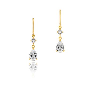 ＜EAU DOUCE ４℃(Women)＞Ｋ１０イエローゴールド　ピアス