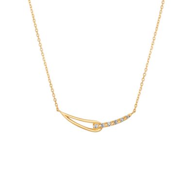 ＜EAU DOUCE ４℃(Women)＞Ｋ１８イエローゴールド　ネックレス