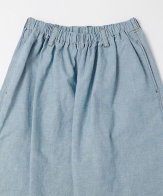 マオパンツ２０　インディゴオックス素材のビッグポケットパンツ　１４１９０５２ー３