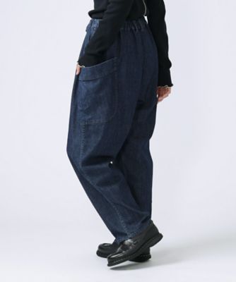 ＜BASCO (Women/大きいサイズ)＞ロニパンツ　サイドポケットの６オンスデニムパンツ　１４２０７５３ー４