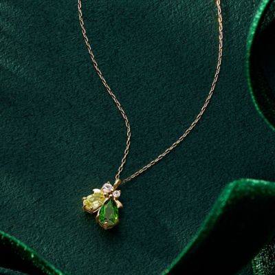 ＜EAU DOUCE ４℃(Women)＞Ｋ１０イエローゴールド　ネックレス