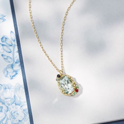 ＜EAU DOUCE ４℃(Women)＞Ｋ１０イエローゴールド　ネックレス