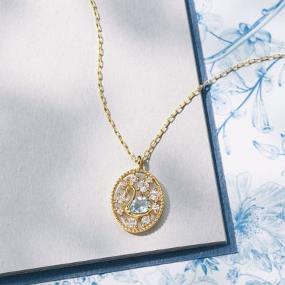 ＜EAU DOUCE ４℃(Women)＞Ｋ１０イエローゴールド　ネックレス