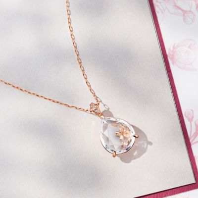 ＜EAU DOUCE ４℃(Women)＞Ｋ１０ピンクゴールド　ネックレス