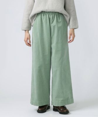 ＜BASCO (Women/大きいサイズ)＞ベルパンツ・Ｆ　細コーデュロイ素材のワイドパンツ　１４２６１５３ー１０