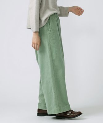 ベルパンツ・F 細コーデュロイ素材のワイドパンツ 1426153ー