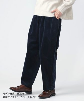 ＢＡSCＯ　パンツ マオパンツロング・16 細コーデュロイ素材のバックポケットパンツ