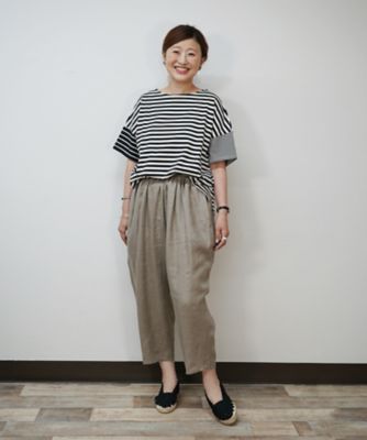 マオパンツ麻・19 定番人気のリネン素材 1428552ー10