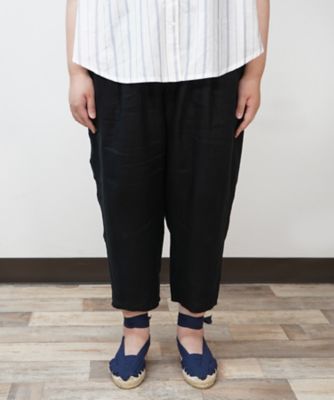 未使用　BASCO バスコ　リネン　マオパンツ マオパンツ麻・19 定番人気のリネン素材 1428552ー10
