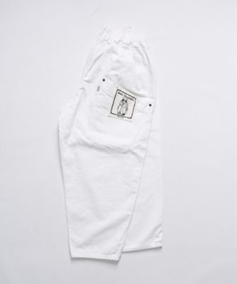 マオパンツ・ホワイト 人気のホワイトデニムバックポケット