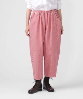 マオパンツ赤ヒッコリー 後ろビッグポケットパンツ 1451461ー4