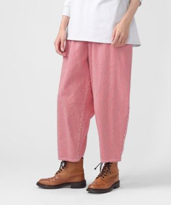 マオパンツ赤ヒッコリー 後ろビッグポケットパンツ 1451461ー4