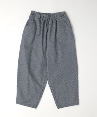 マオパンツヒッコリー 後ろビッグポケットパンツ ヒッコリーストライプ