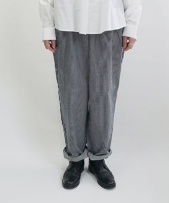 マオパンツロングヒッコリー ロング丈の後ろビッグポケット