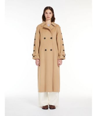 美品】Maxmara 肌寒 マックスマーラ トレンチコート ウィンド 