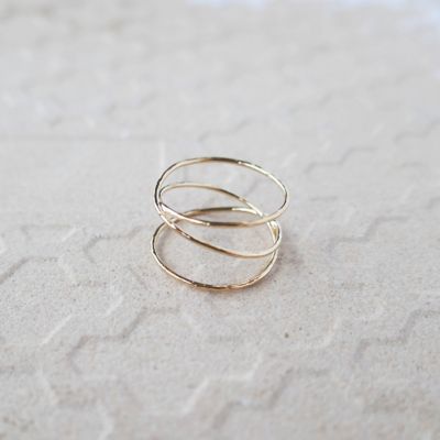 e.m. (Women)/イー・エム ３連ピンキーリング