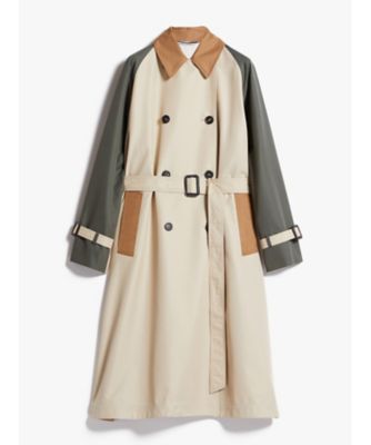 Max Mara ♪ ババ コットン ギャバジン トレンチコート 新品未使用】Max Mara コットンギャバジントレンチコート
