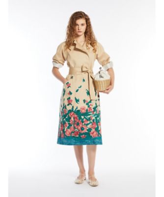 ＜Weekend Max Mara (Women) ＞コットンギャバジントレンチコート　１５０２１０３５６