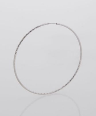 ＜MARIA BLACK＞Ｌｉｖ　Ｈｏｏｐ　Ｐｉｅｒｃｅｄ　Ｅａｒｒｉｎｇ　５０－Ｗｈｉｔｅ　Ｇｏｌｄ　※シングル　１５０２１４ＷＧ－５０ＭＭ