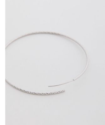 Liv Hoop Pierced Earring 50－White