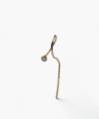 ＜MARIA BLACK＞Ｔｗｉｓｔ　Ｅａｒｒｉｎｇ　※シングル（右耳用）　１５０２４４ＹＲ－ＭＩＮＥＤ