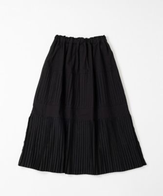 テディスカート プリーツのティアードスカート 1502561ー10