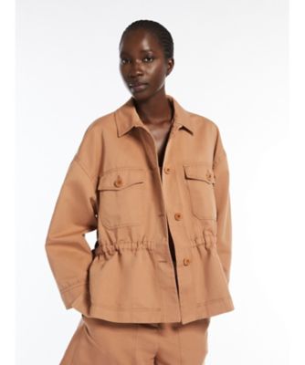 ＜Weekend Max Mara (Women) ＞ドローストリング付きコットンリネンジャケット　１５０４１０７５２