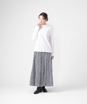 サキスカート・R 8オンスヒッコリー素材のフレアスカート