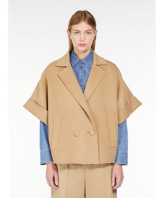 ウィークエンドマックスマーラ 中綿ダッフルコート ショート丈 コーデュロイ 茶色 ウィークエンドマックスマーラ 中綿ダッフルコート ショート丈